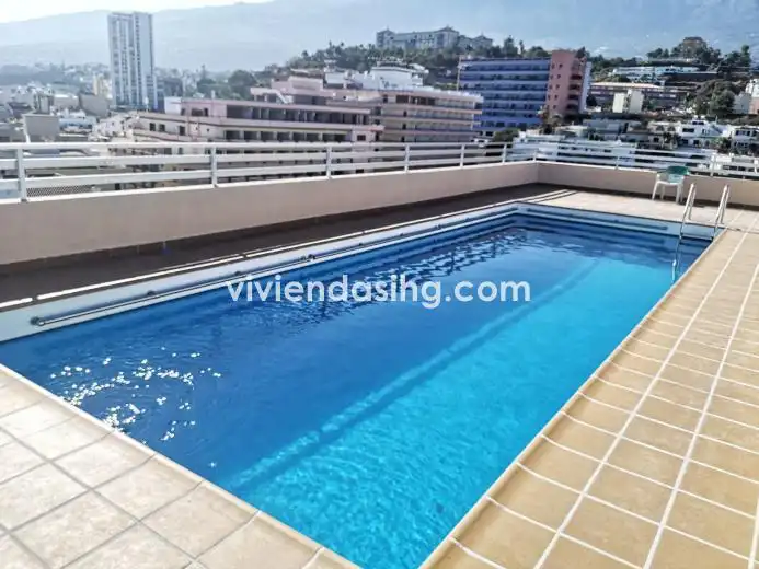 Schwimmbecken von Wohnung zur Miete in Puerto de la Cruz mit Terrasse, Möbliert und Waschmaschine