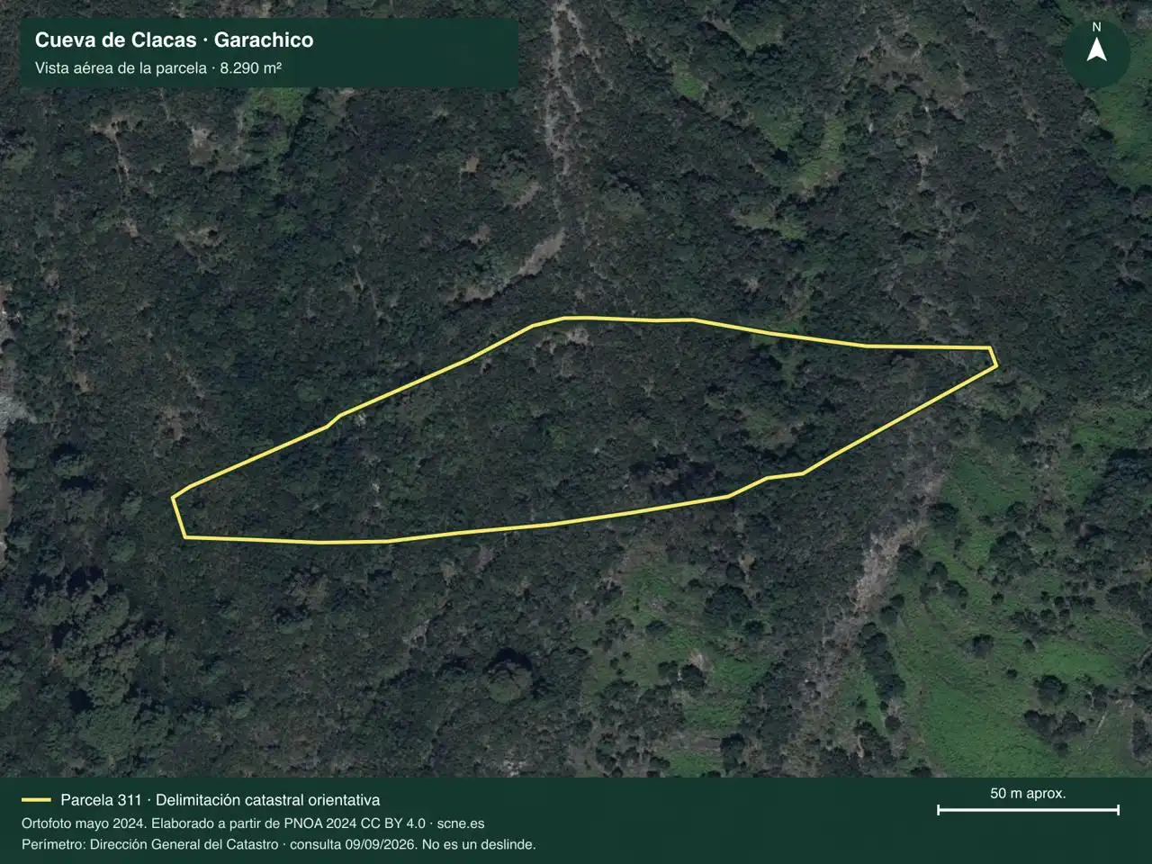 Terreny rústic en venda a Cueva de Clacas, polígono 6, parcela 311