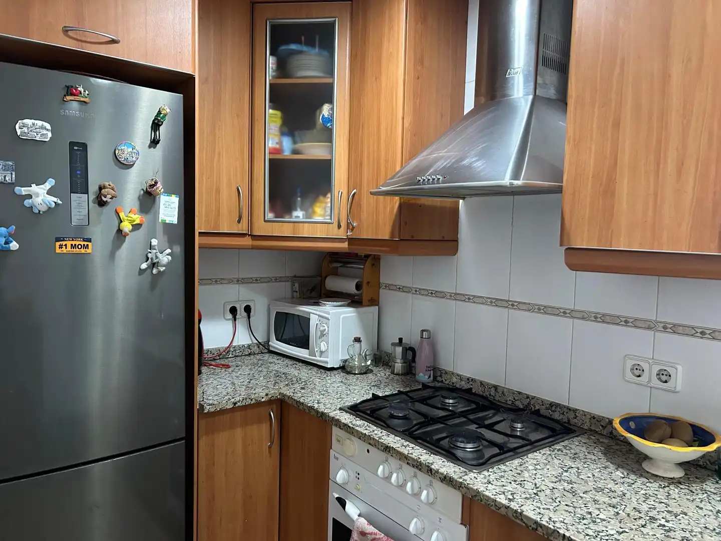 Küche von Wohnung zum Verkauf in Mataró mit Heizung und Balkon