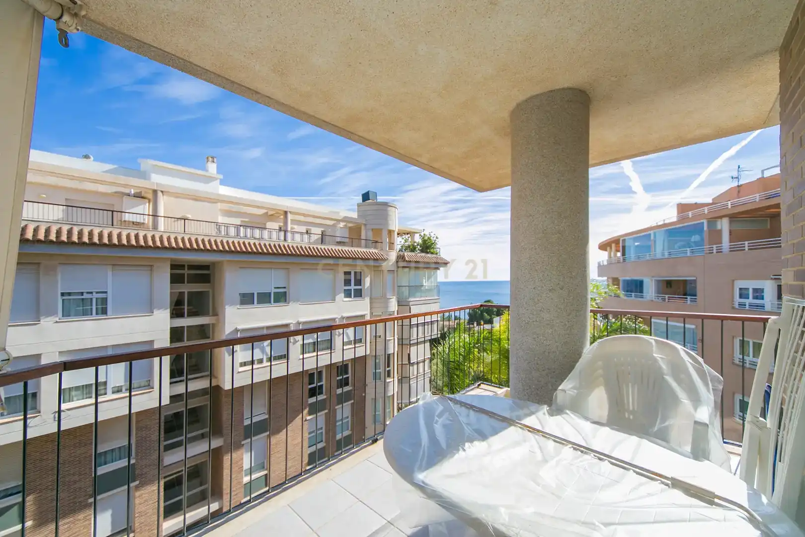 Balcony of Flat for rent in Calpe / Calp  with Furnished, Oven and Washing machine
