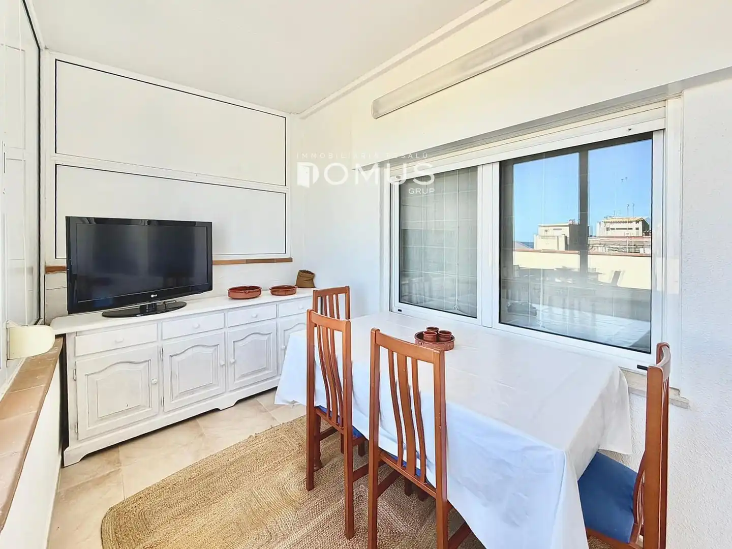 Schlafzimmer von Maisonette zur Miete in L'Escala mit Klimaanlage, Heizung und Terrasse