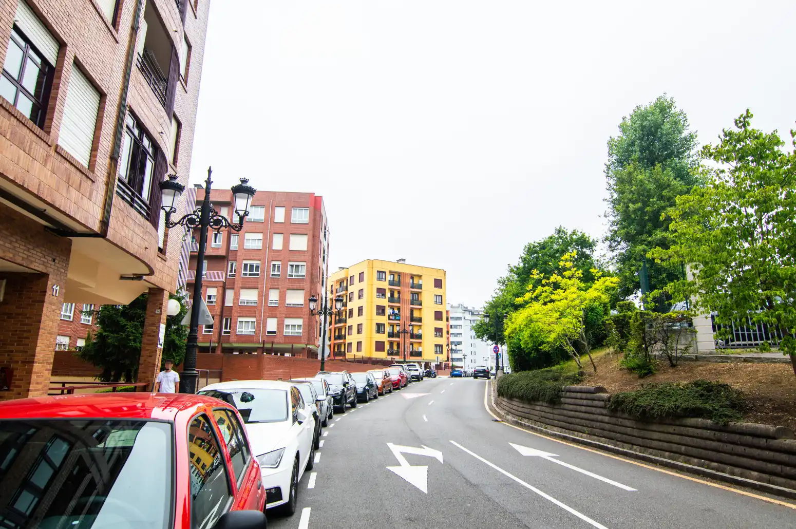 Exterior view of Flat for sale in Oviedo   with Heating, Parquet flooring and Terrace