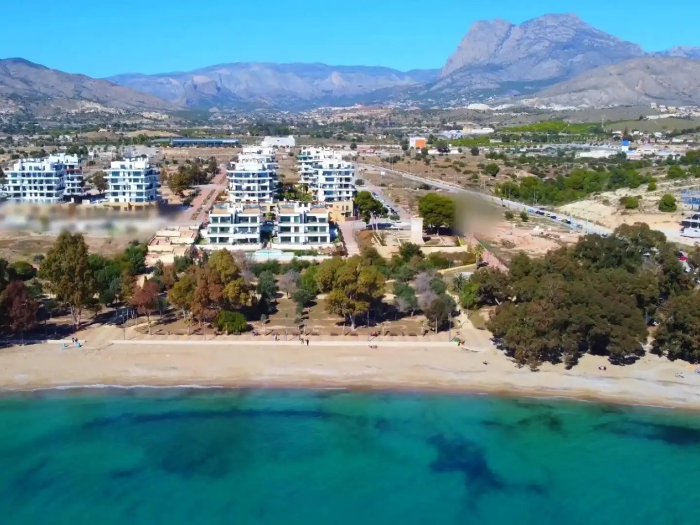 Vista exterior de Ático en venta en Villajoyosa / La Vila Joiosa con Aire acondicionado, Calefacción y Jardín privado