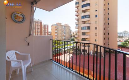 Bedroom of Flat for sale in Fuengirola  with Air Conditioner, Parquet flooring and Terrace