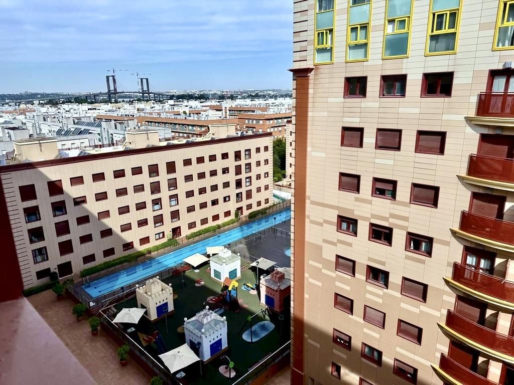 Exterior view of Garage for sale in  Sevilla Capital