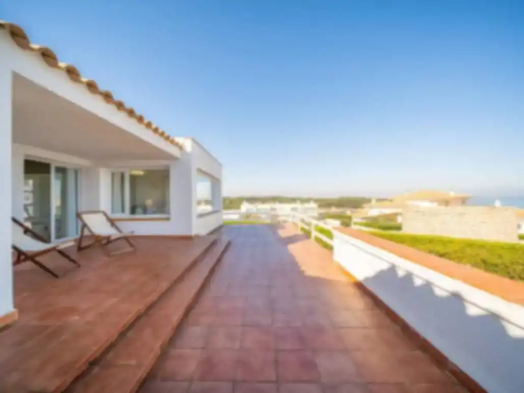 Terraza de Piso de alquiler en L'Escala con Aire acondicionado, Piscina y Amueblado