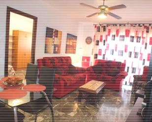 Living room of Flat to rent in  Granada Capital  with Heating, Terrace and Furnished