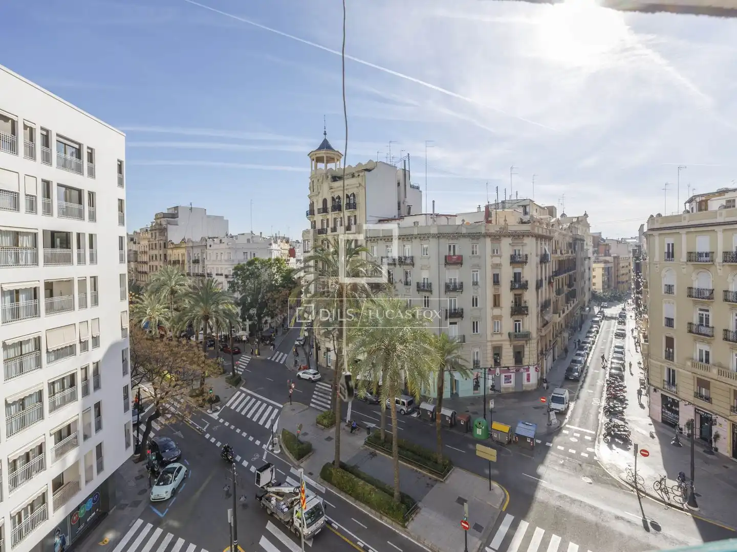 Vista exterior de Piso de alquiler en Valencia con Aire acondicionado, Calefacción y Parquet