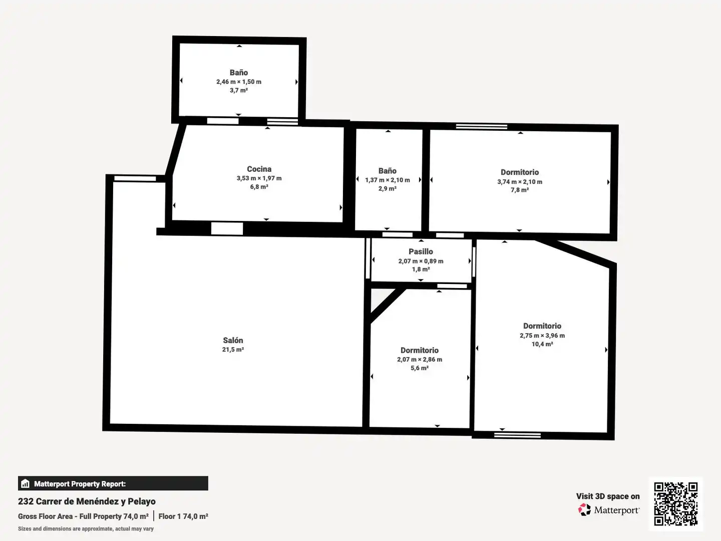 Flat for sale in Terrassa  with Balcony and Alarm