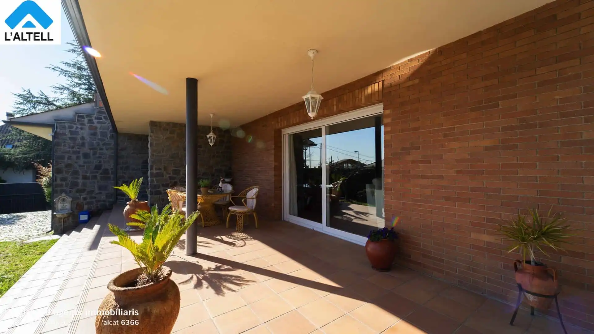 Terrasse von Haus oder Chalet zum Verkauf in L'Ametlla del Vallès mit Klimaanlage, Heizung und Privatgarten