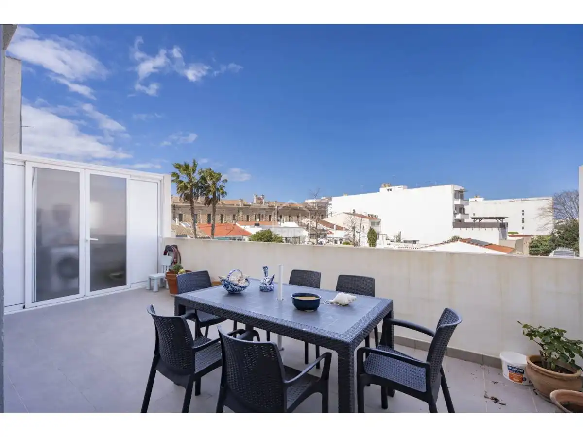Terraza de Apartamento en venta en Maó - Mahón con Calefacción, Terraza y Piscina