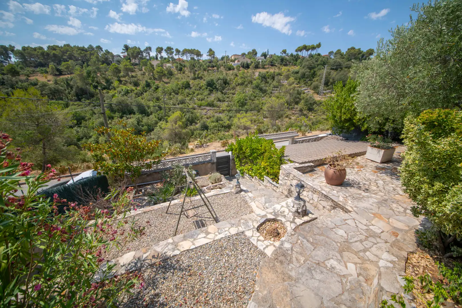 Terrasse von Country house zum Verkauf in La Torre de Claramunt mit Privatgarten, Terrasse und Möbliert