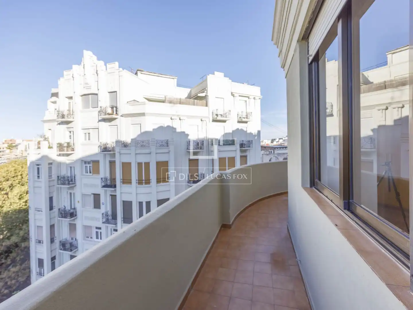 Balcony of Flat for rent in Valencia  with Air Conditioner, Heating and Balcony