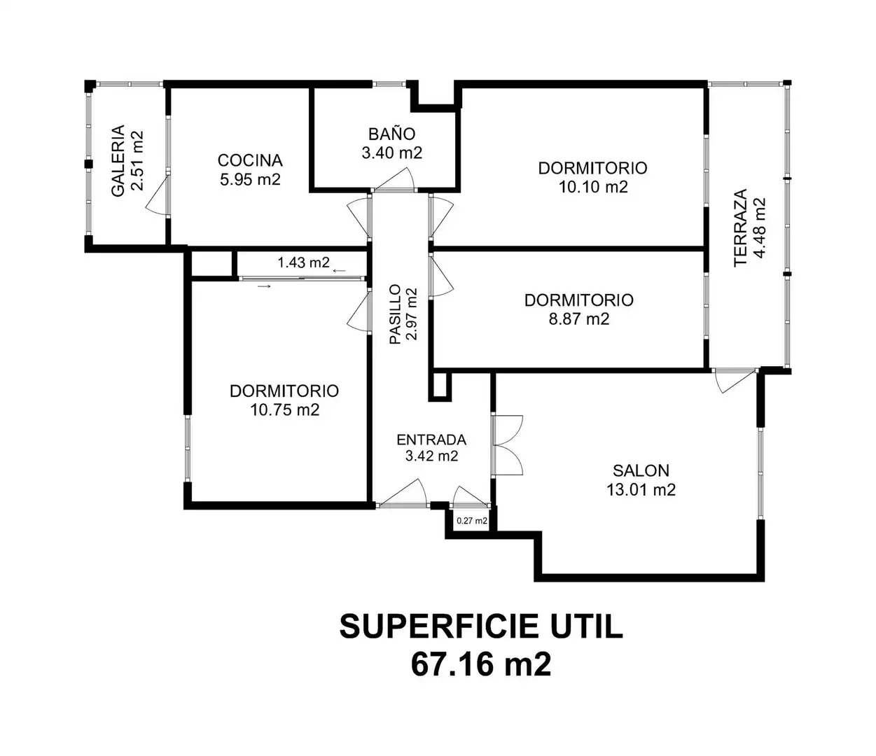 Flat with terrace for sale in Calle ARAGON (CONDES DE) 11, imagen 59