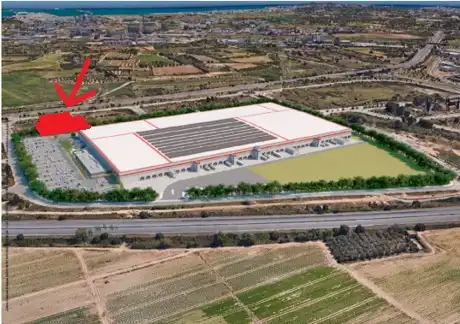 Vista exterior de Terreno industrial en venta en Reus