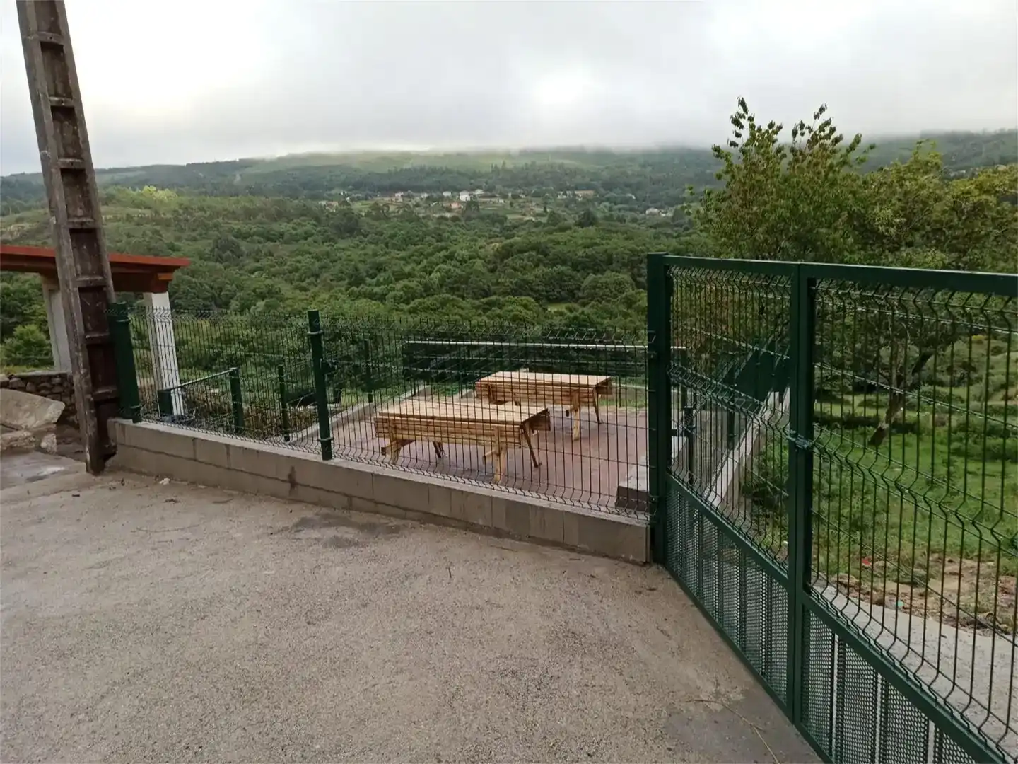Terrassa de Casa adosada en venda en A Lama   amb Balcó