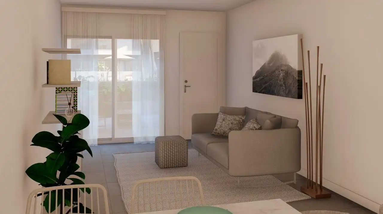 Sala de estar de Casa o chalet en venta en Torre-Pacheco con Aire acondicionado, Calefacción y Terraza
