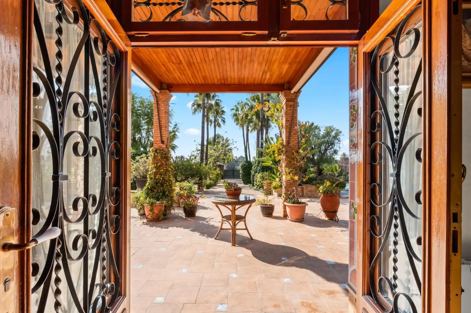 Terraza de Casa o chalet en venta en Elche / Elx con Aire acondicionado, Calefacción y Jardín privado