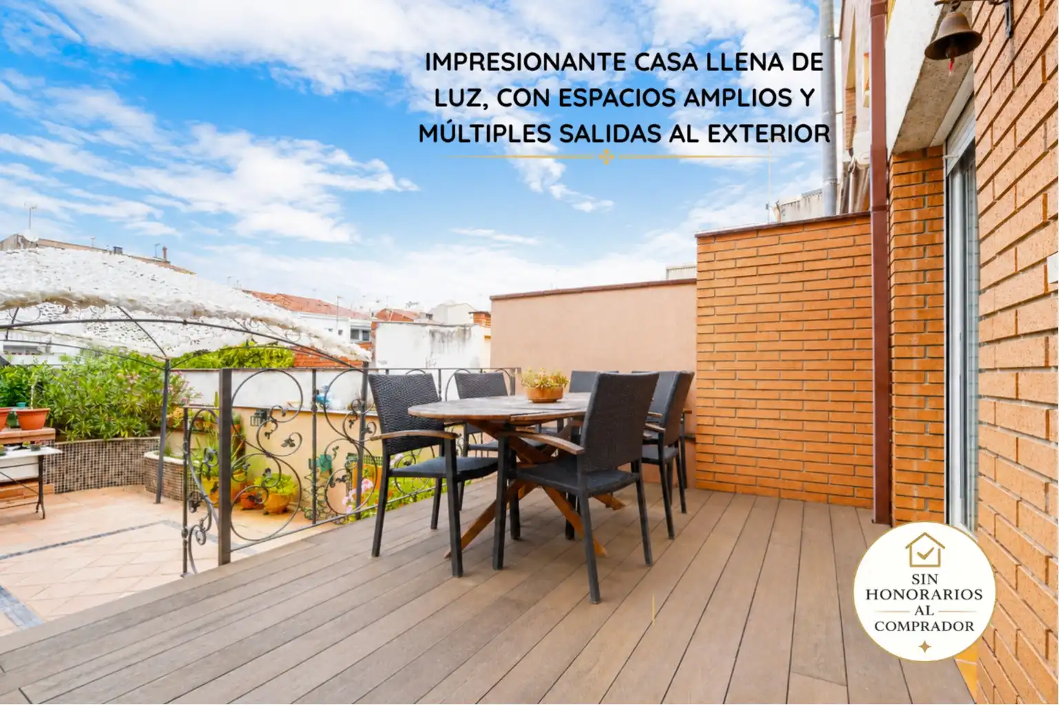 Terraza de Casa o chalet en venta en Terrassa con Aire acondicionado, Calefacción y Terraza