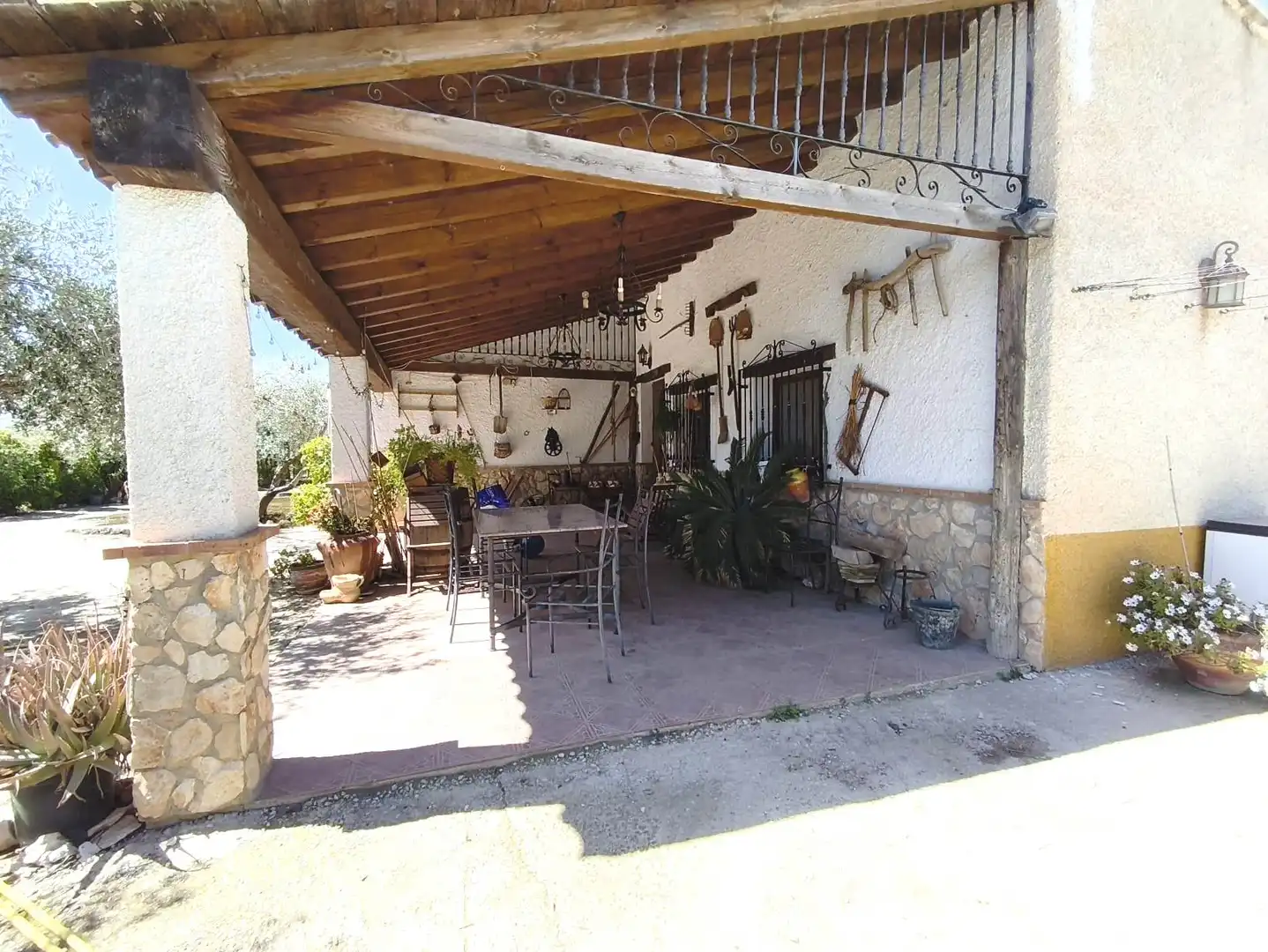 Terraza de Finca rústica en venta en Vélez-Blanco con Aire acondicionado, Calefacción y Jardín privado