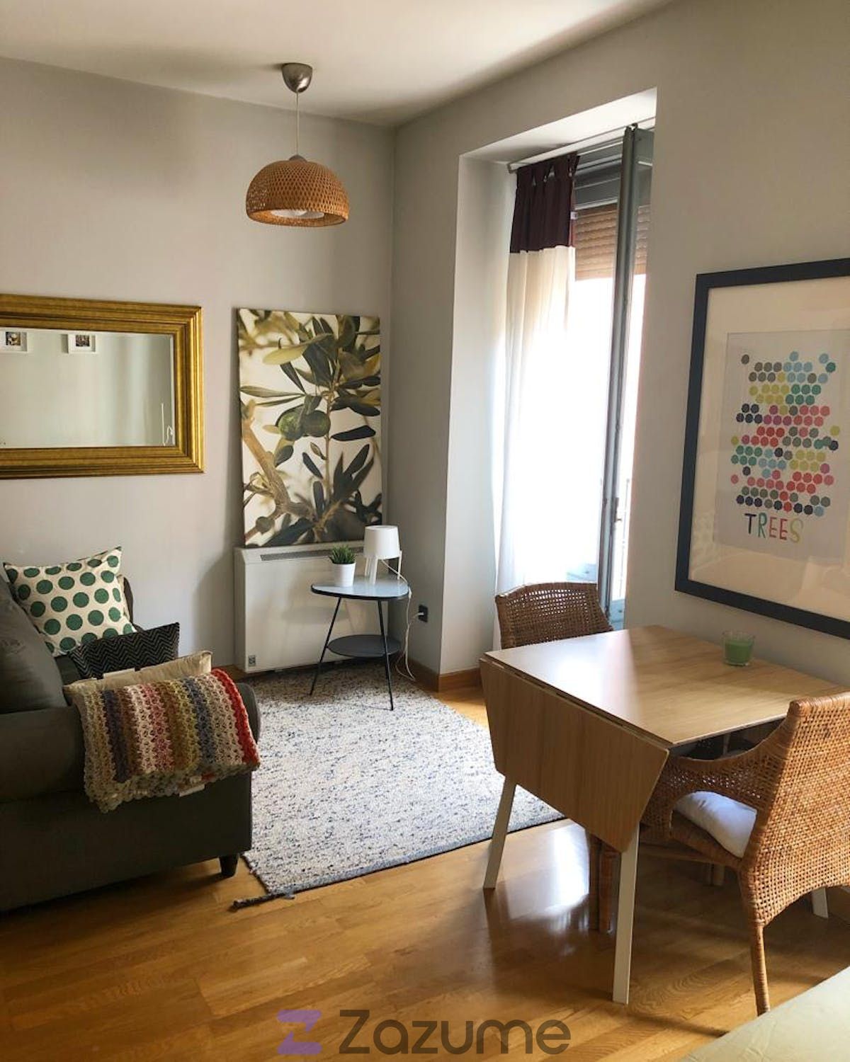 Living room of Study to rent in  Madrid Capital  with Heating, Furnished and Oven
