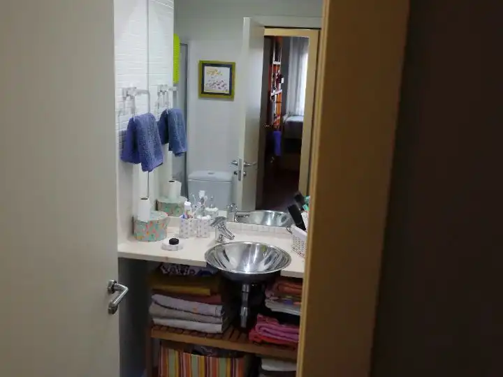 Badezimmer von Wohnung zum Verkauf in  Lleida Capital mit Klimaanlage