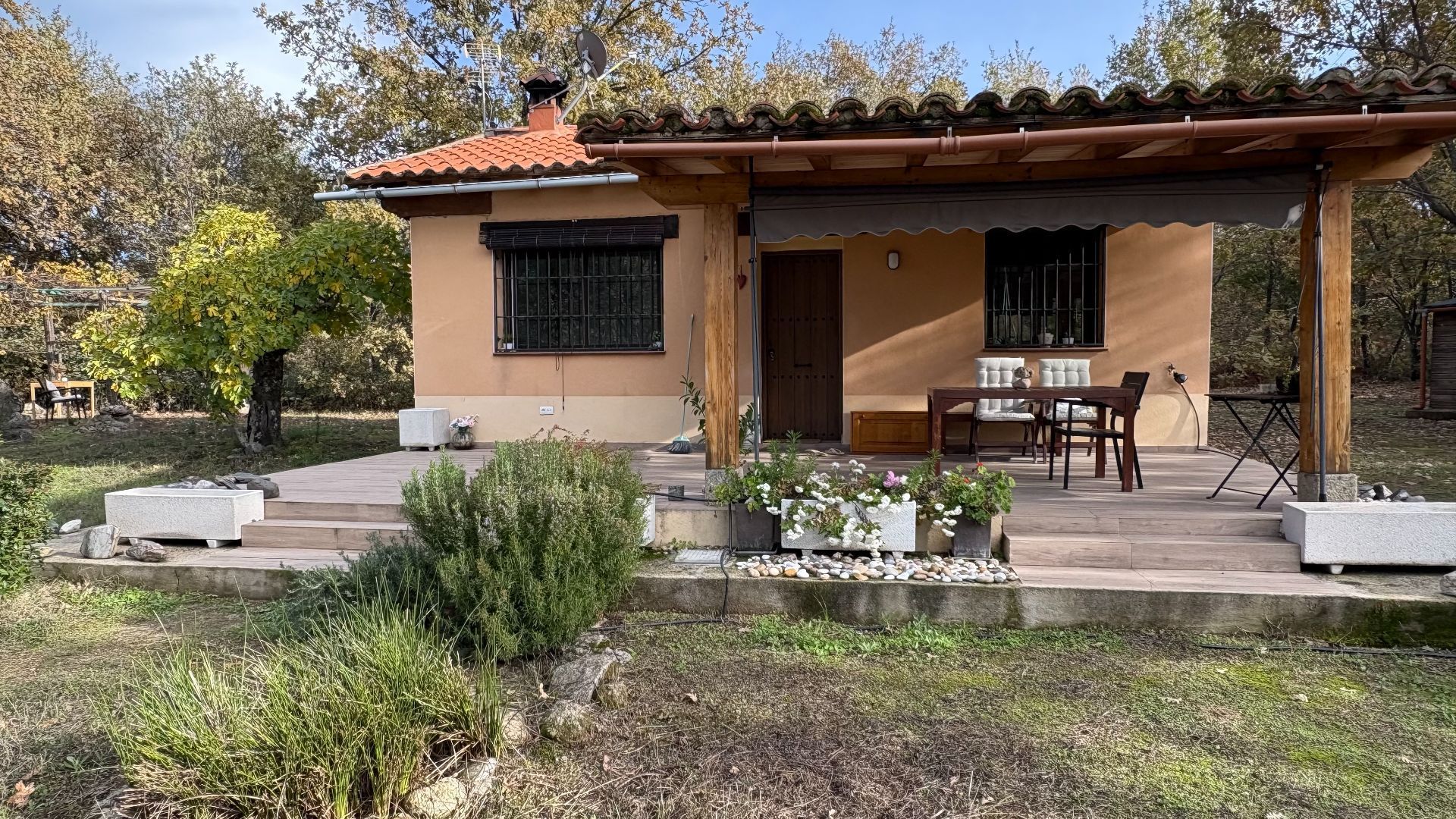 Garden of House or chalet for sale in Villanueva de la Vera  with Air Conditioner and Private garden