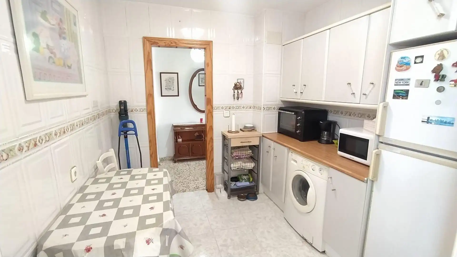Cuina de Pis en venda en Málaga amb Aire condicionat, Jardí privat i Terrassa