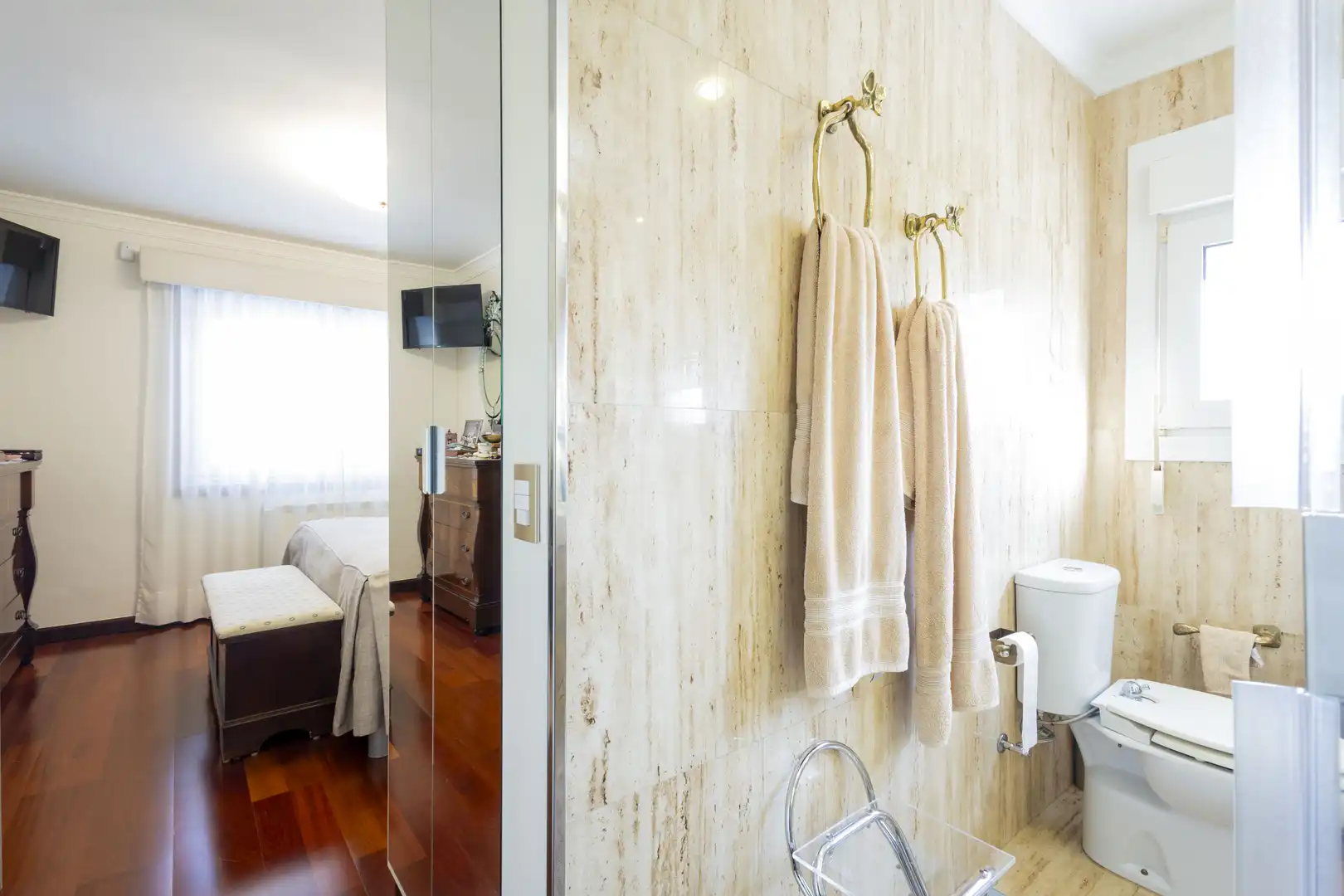 Bathroom of Houses for sale in San Cristóbal de la Laguna  with Air Conditioner, Private garden and Terrace