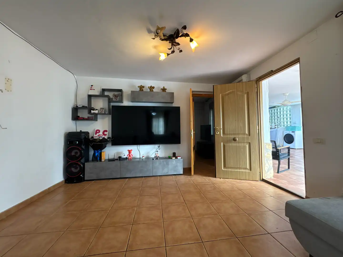 Sala d'estar de Casa o xalet en venda en Sant Joan de Moró amb Aire condicionat, Jardí privat i Terrassa