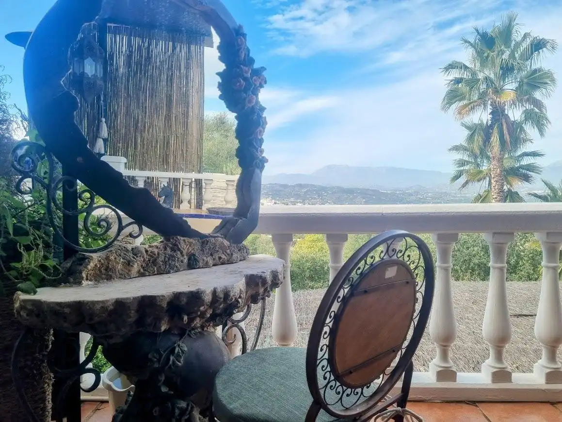 Terraza de Casa o chalet en venta en Alhaurín El Grande con Jardín privado y Piscina comunitaria