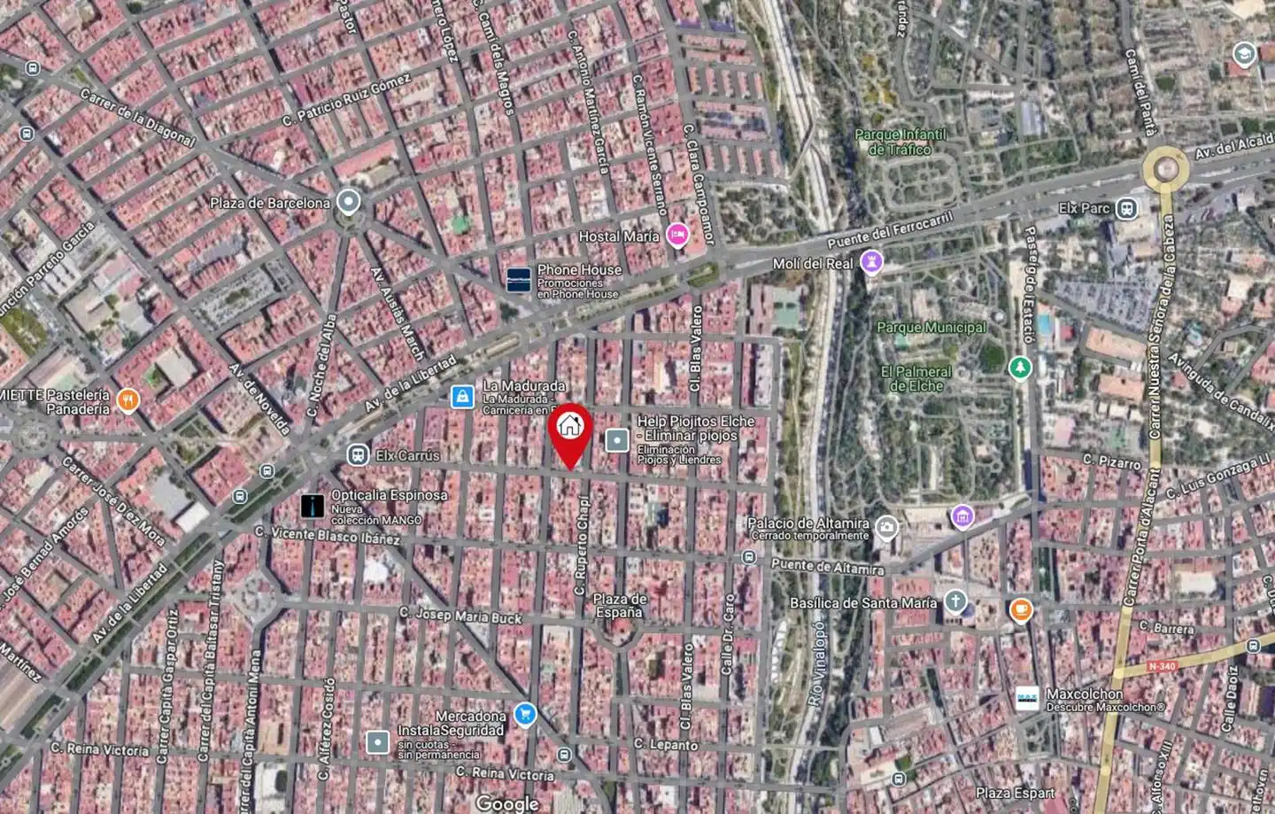 Vista exterior de Local en venta en Elche / Elx con Aire acondicionado