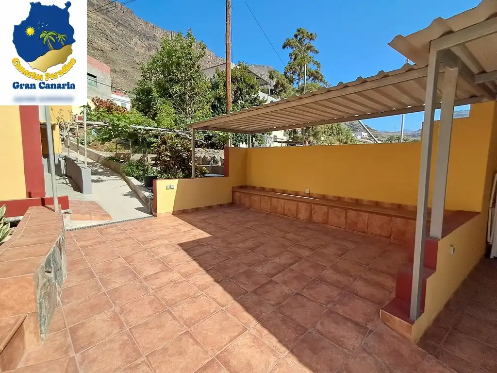 Terrasse von Wohnung zum Verkauf in Mogán mit Privatgarten und Terrasse