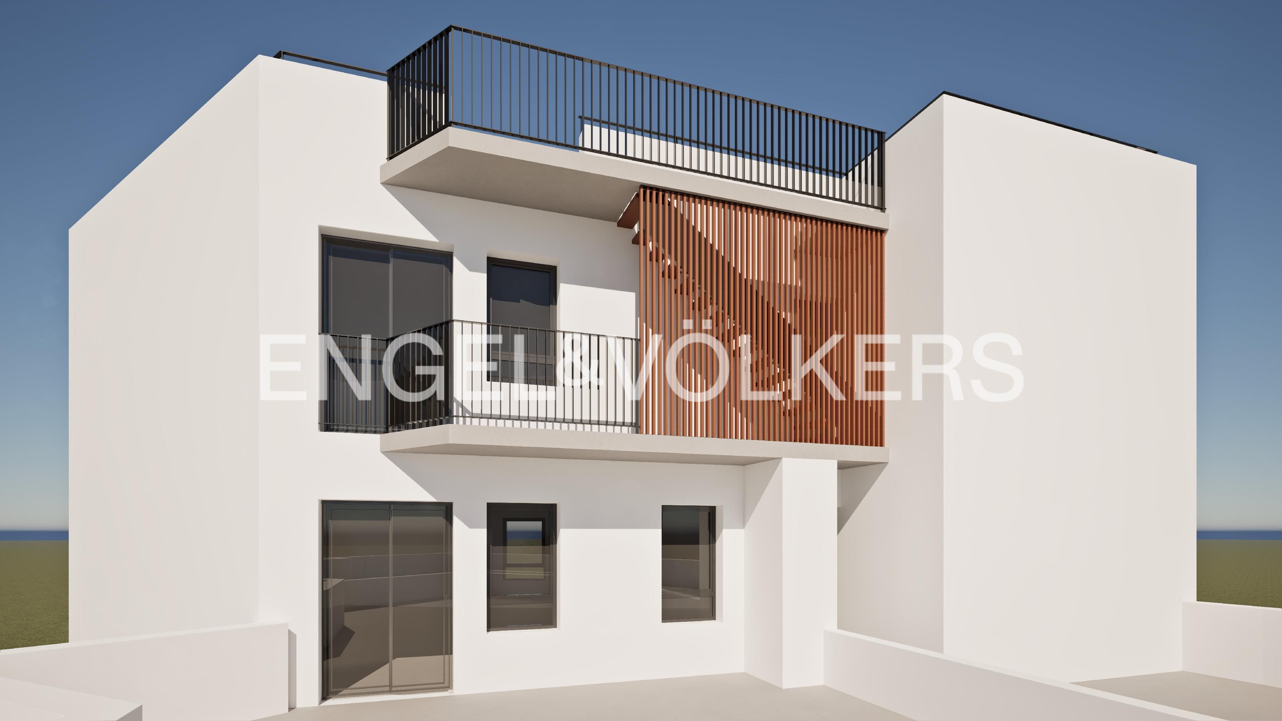 Balcony of Attic for sale in Vallirana  with Air Conditioner, Heating and Parquet flooring