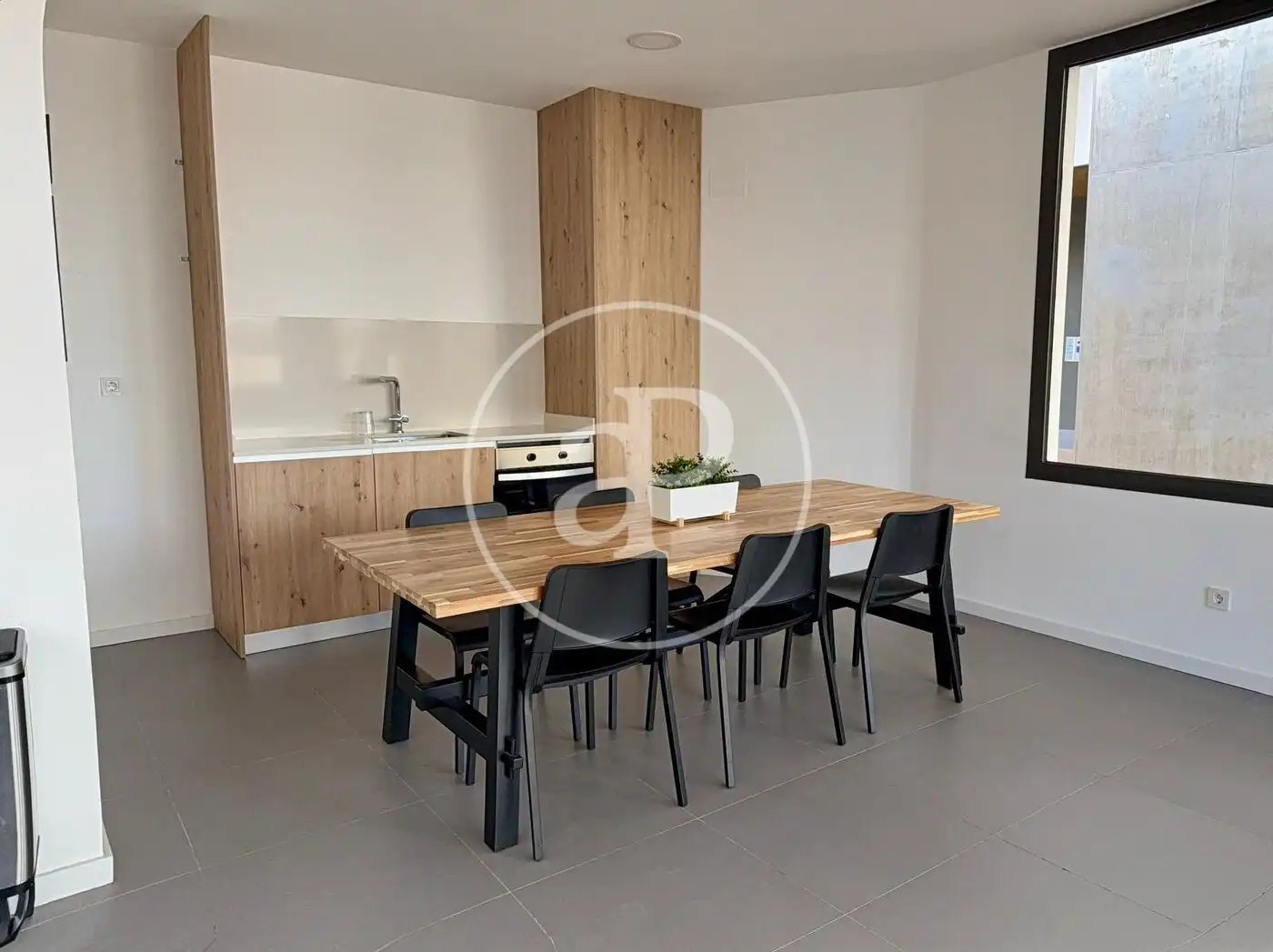Dining room of Flat for rent in Valencia  with Air Conditioner, Heating and Private garden