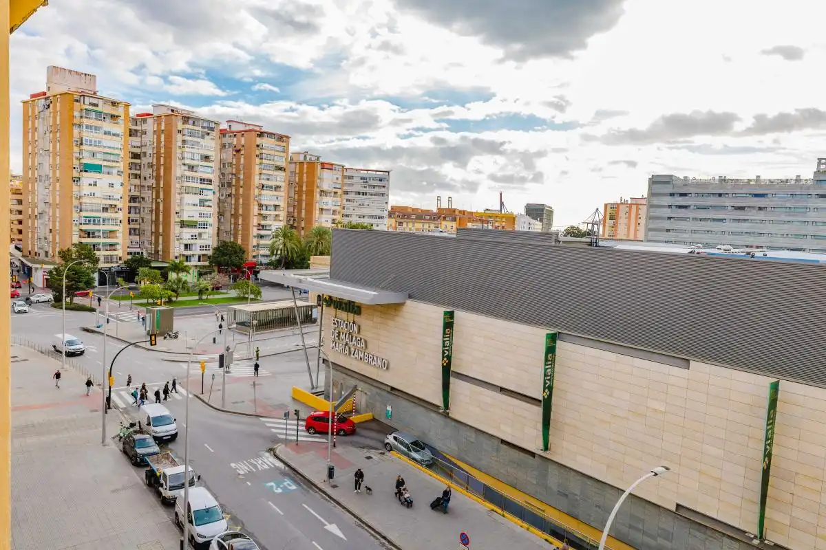 Exterior view of Flat for sale in Málaga  with Air Conditioner, Heating and Private garden
