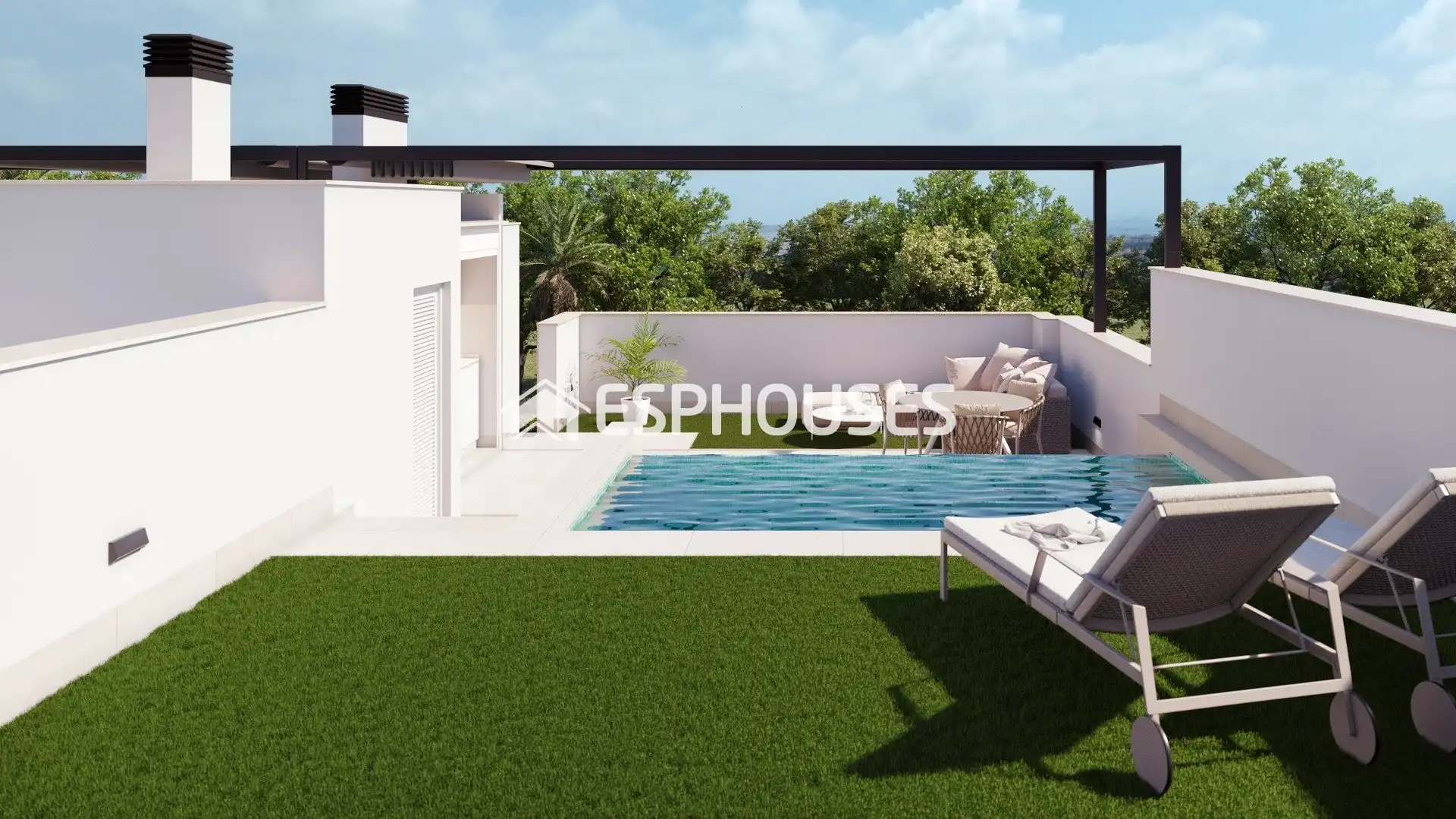Bungalow con terraza en venta en Pilar de la Horadada ciudad, imagen 14