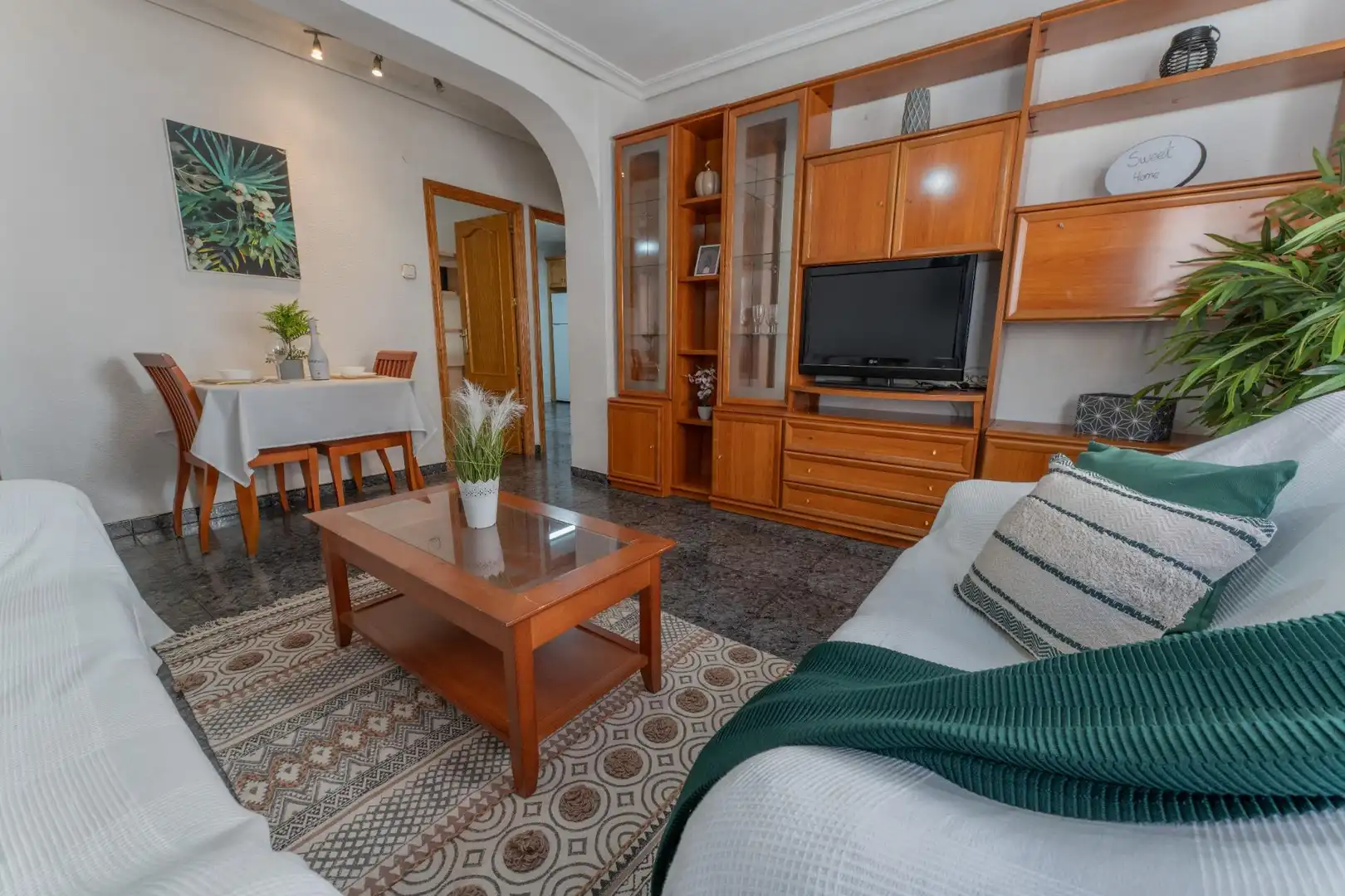 Sala de estar de Piso en venta en Elche / Elx con Amueblado