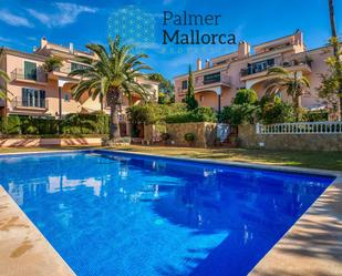 Exterior view of Single-family semi-detached for sale in Calvià  with Air Conditioner, Terrace and Balcony