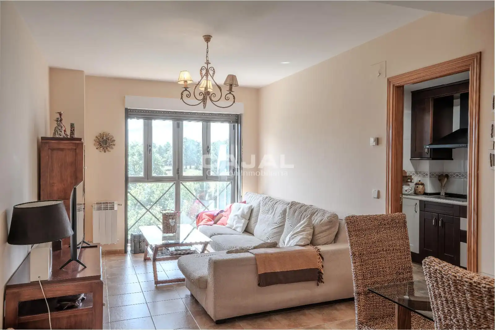 Wohnzimmer von Wohnung zum Verkauf in Riaza mit Heizung, Abstellraum und Schwimmbad