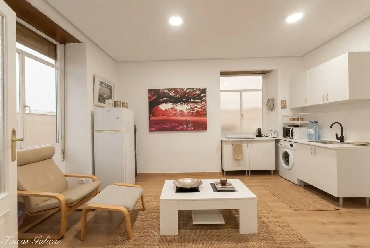 Living room of Flat for sale in Verín  with Furnished