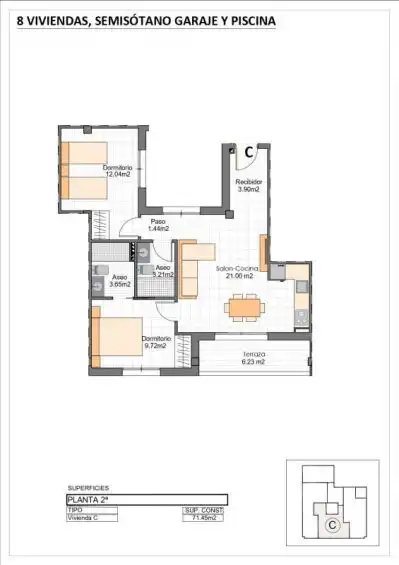 Apartament en venda en Mazarrón