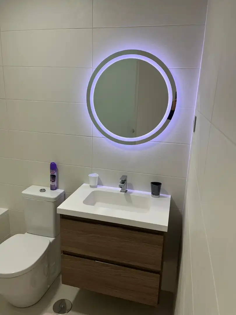 Badezimmer von Wohnung zum Verkauf in Pilar de la Horadada mit Klimaanlage, Heizung und Privatgarten