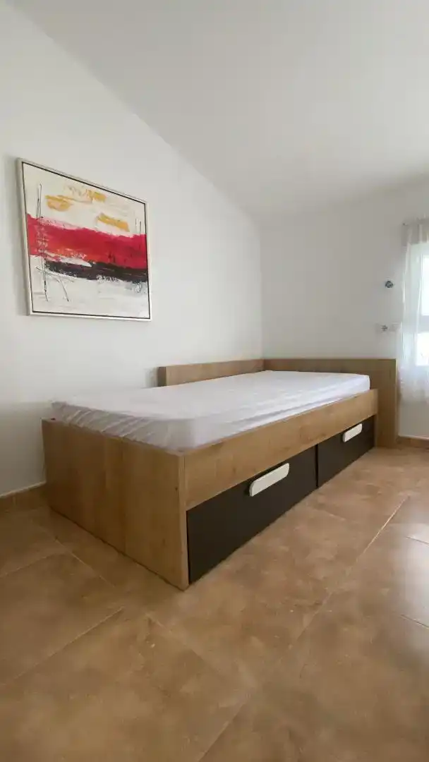 Dormitori de Dúplex de lloguer en San Javier amb Aire condicionat, Moblat i Forn