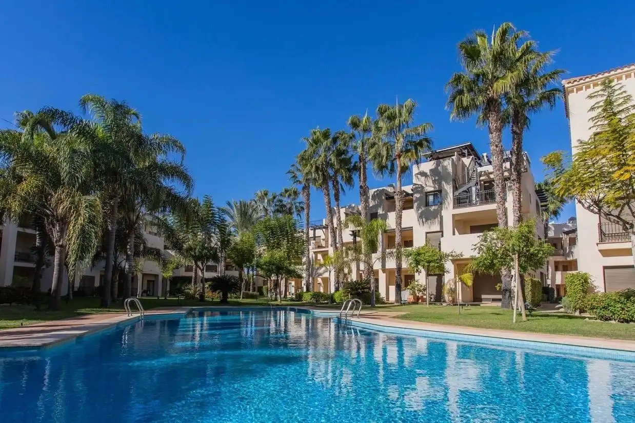 Vista exterior de Apartamento de alquiler en San Javier con Aire acondicionado, Calefacción y Terraza