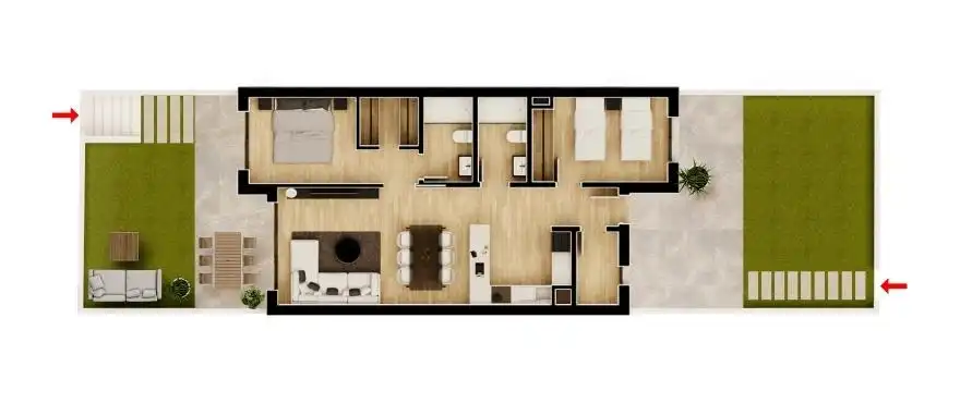 Appartement compact avec piscine à vendre à Monforte del Cid, imagen 43