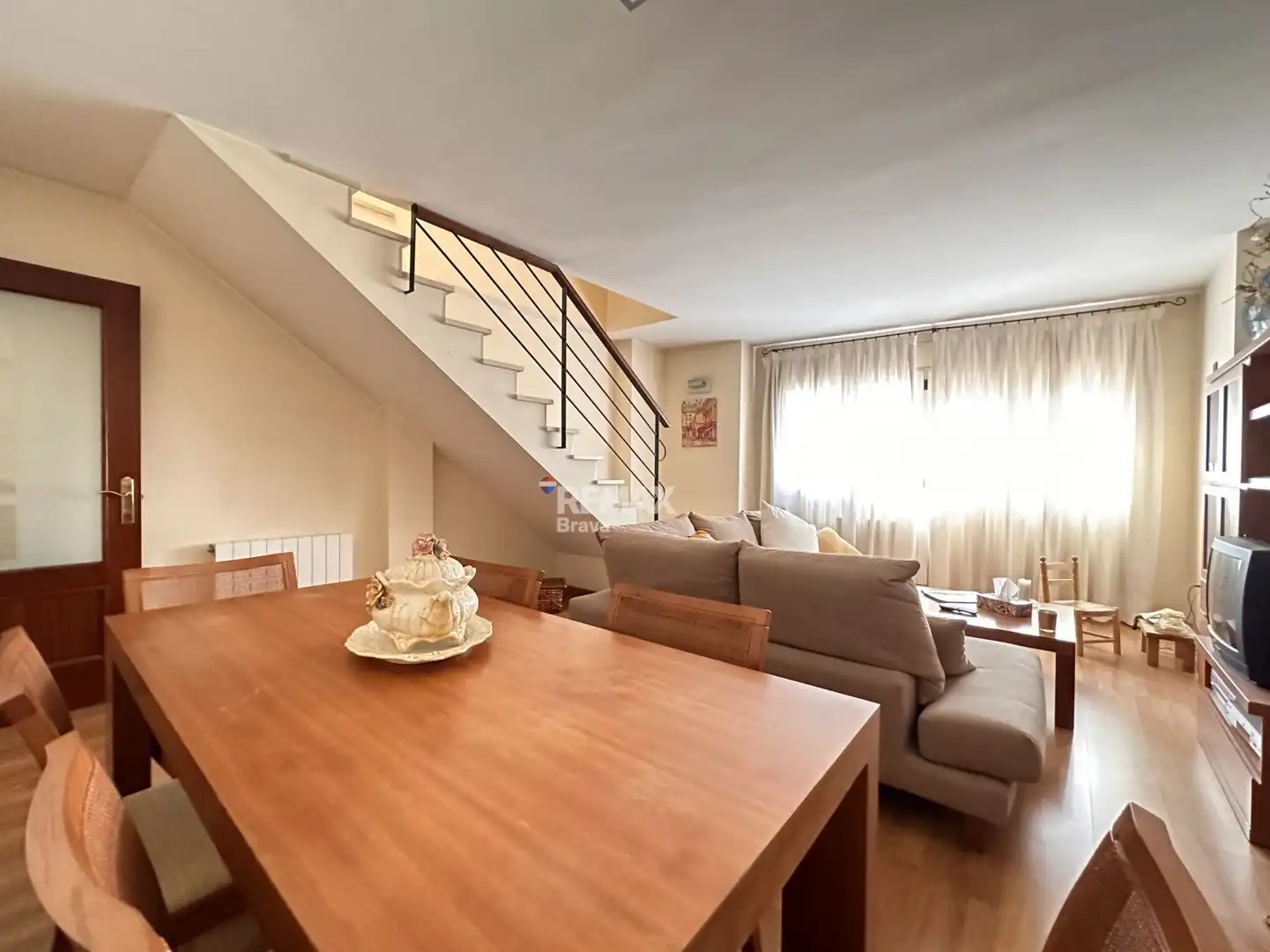 Wohnzimmer von Maisonette zum Verkauf in Figueres mit Klimaanlage, Heizung und Terrasse