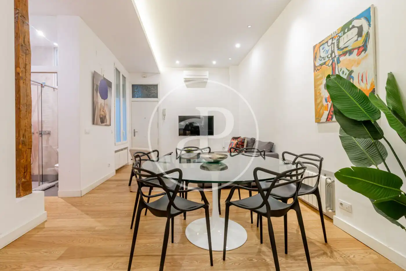 Esszimmer von Wohnung zur Miete in Madrid mit Klimaanlage, Heizung und Möbliert