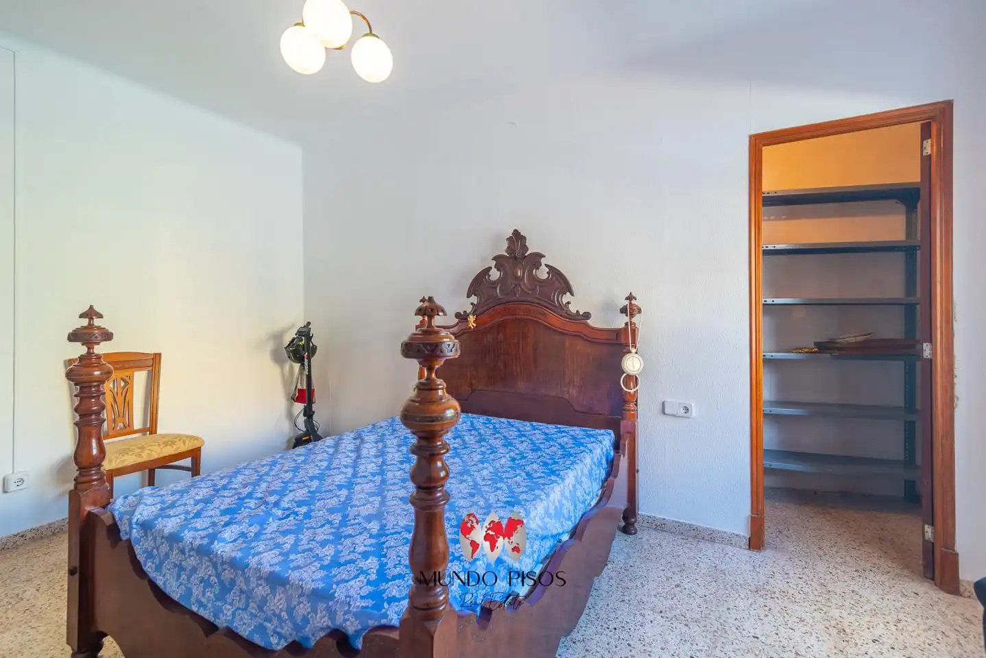 Schlafzimmer von Erdgeschoss zum Verkauf in  Palma de Mallorca mit Klimaanlage, Heizung und Terrasse