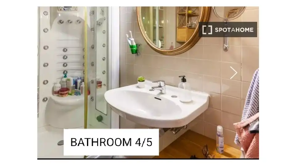 Baño de Piso de alquiler en Bilbao  con Aire acondicionado, Calefacción y Amueblado